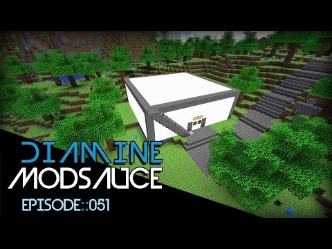 Minecraft :: Diamine ModSauce :: Episode 51 :: AIRY FAIRY MAZE!!!!