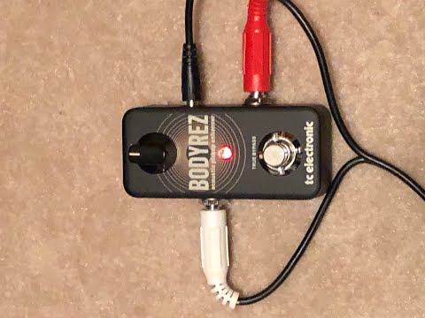 BODYREZ pedal by T.C. Electronics  Demonstration with Gibson Hummingbird