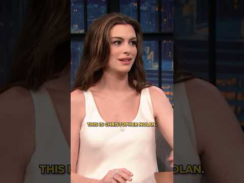Anne Hathaway talks about working with Christopher Nolan on "The Odyssey" 🏛️