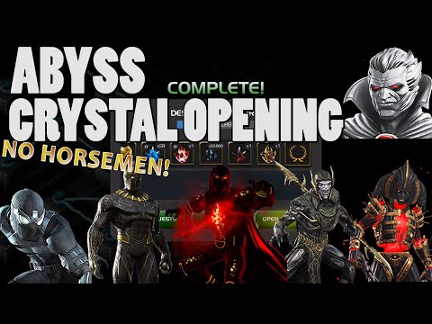 Abyss Crystal Opening | Completion | 2x 6* Crystals, 5x 5* Crystals, T5cc, 6* Awakening Gem!