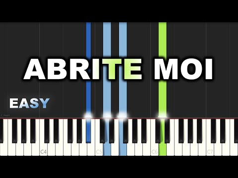 Kelly Picat - Abrite Moi | EASY PIANO TUTORIAL BY Extreme Midi