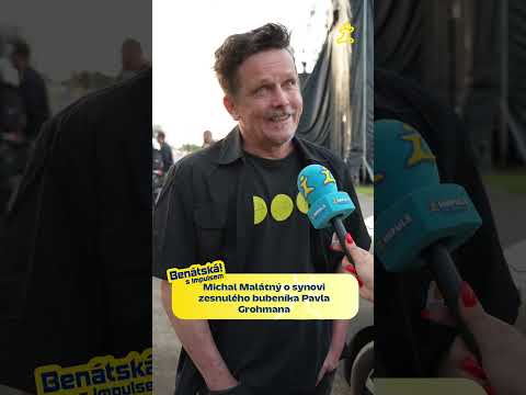 Michal Malátný o synovi zesnulého bubeníka Pavla Grohmana. 🥺💛