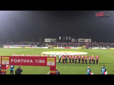 1L: Sandecja Nowy Sącz - Chojniczanka Chojnice [Hymn]. 2018-11-10