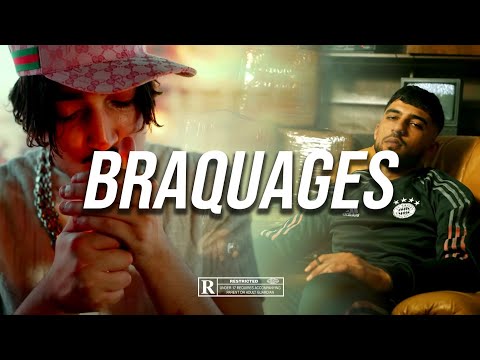 [FREE] ZKR x Simba La Rue | Sombré Rap Instru Type Beat 2023 - "BRAQUAGES"
