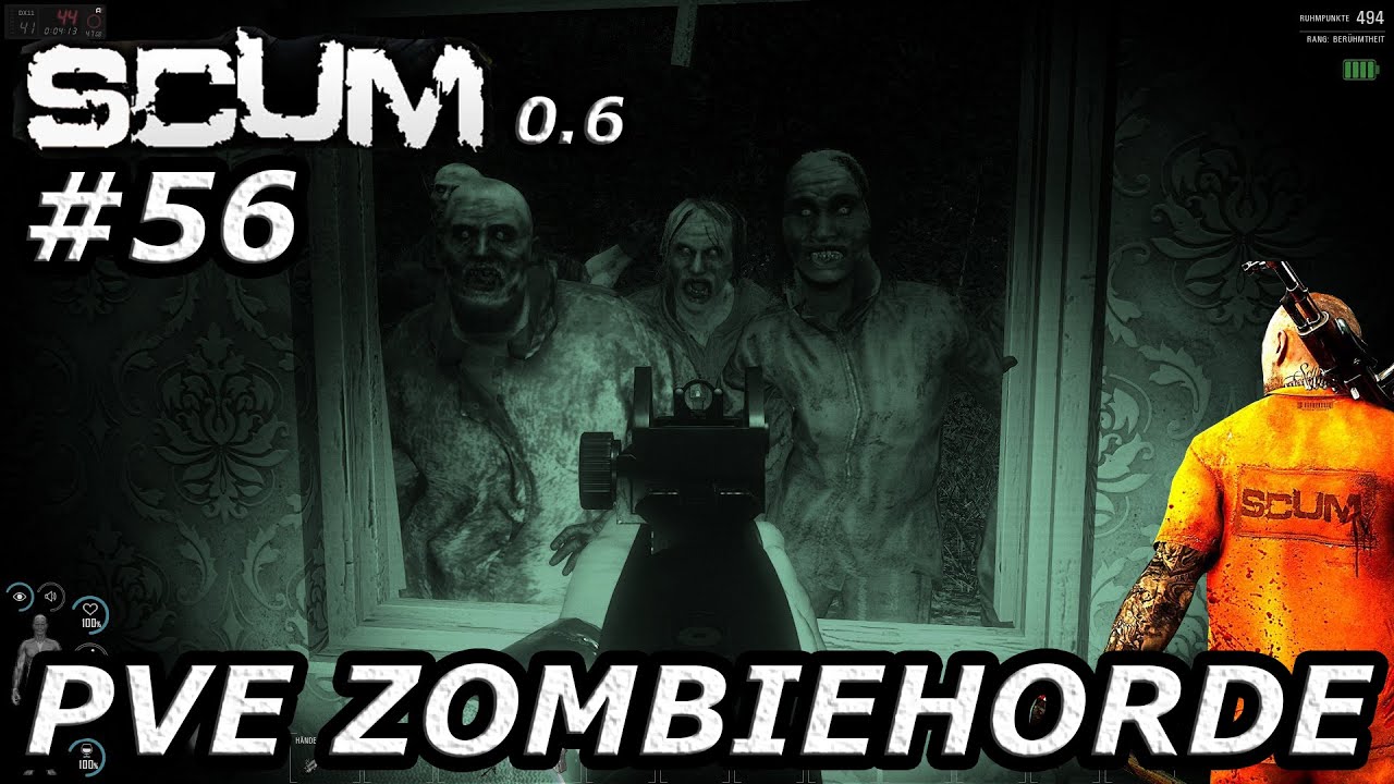 SCUM 2022 NEW PVE SERVER: Wien - PVE ZOMBIEHORDE NOMECHS HARD - GER