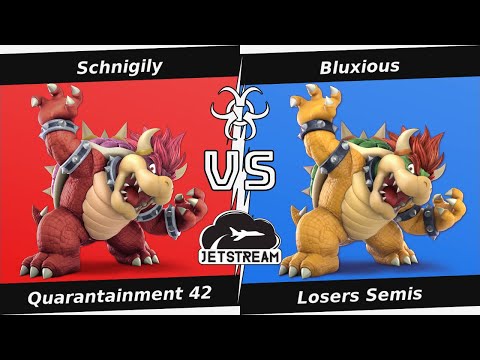 Quarantainment 42 Losers Semis - Schnigily (Bowser) Vs. Bluxious (Bowser) Smash Ultimate - SSBU