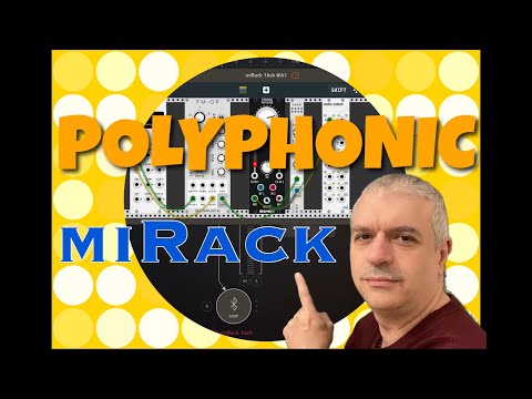 mifki miRack AUv3Host - Tutorial: It is now Polyphonic!!!! The dream has come true (Simple steps)