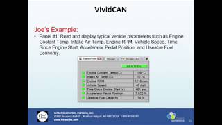VividCAN - CAN Display with Programmable Touchscreen with Use Cases (Intrepid Tech Days '18)
