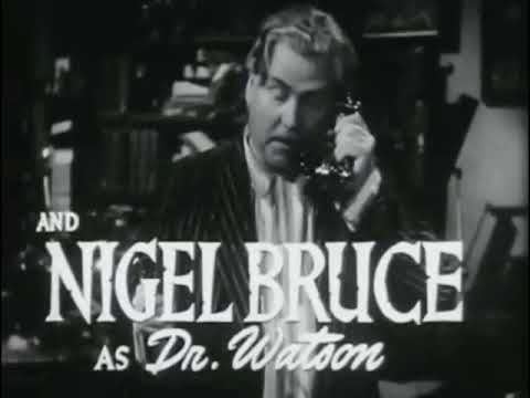 afbeelding SHERLOCK HOLMES AND THE SECRET WEAPON (1942) trailer S.T.Fr./Engl.Sub. (optional)