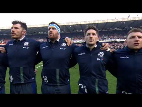 Anthems - Scotland vs Wales (HD) [6N Rd3 2017]