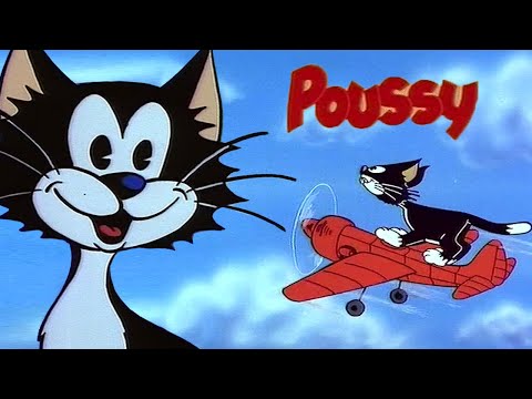 The Smurfs Present: Poussy The Cat | Poussy Le Chat 🐱 | Visual Gags Cartoon!