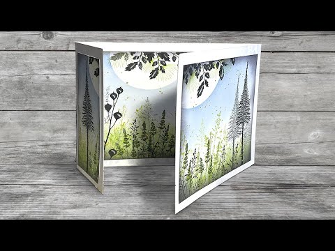 A Gatefold Flower Meadow by Jo Rice - A Lavinia Stamps Tutorial