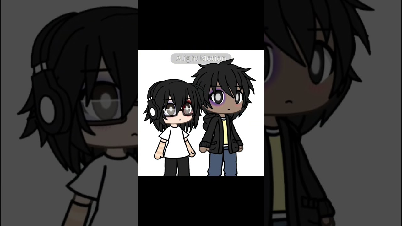 ⭐mi noviecito a distancia y yo :3 (*hacia todo menos subir la 3 pt) #gacha #gachaclub #meme