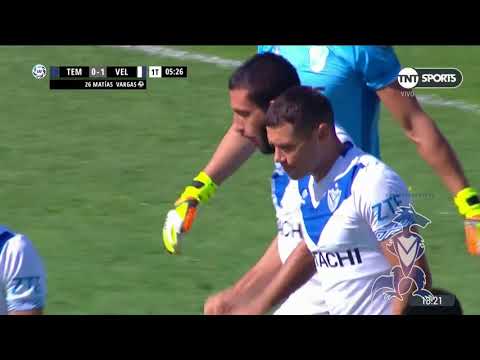 GOL (1) | Temperley 2 Vs Velez 4 | Torneo 2017/18 | Fecha 24 | VARGAS