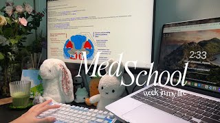 med school study vlog | neurology classes, extremely productive week at uni, new year’s 2026 🍾