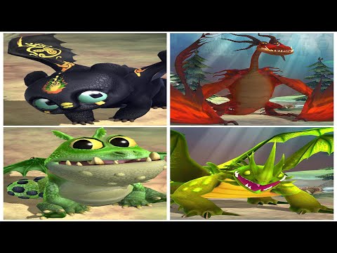 Dragons Titan Uprising ; Chimuelo festival de otoño,DientePua y Destrozo