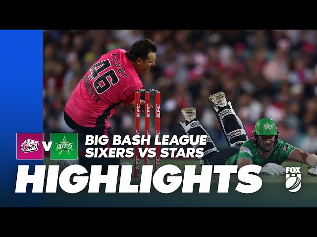 Sydney Sixers vs Melbourne Stars | BBL Full Match Highlights | Fox Cricket