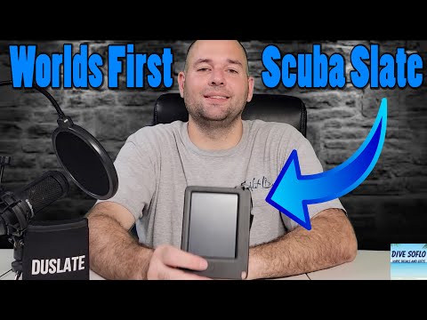 The Worlds First Underwater Writing Slate for Scuba Diving!