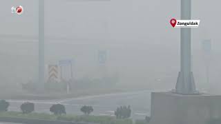 Zonguldakta 5 Gündür Sis Etkili Oluyor