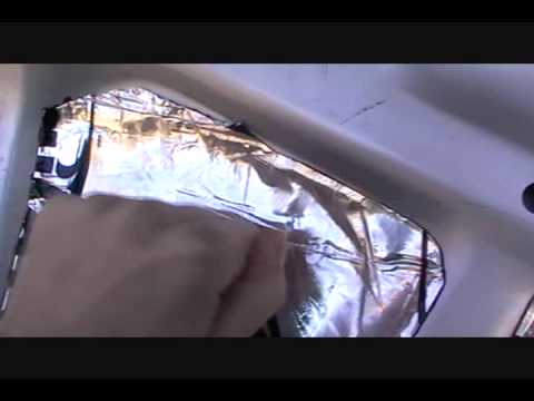 Dynamat Car Audio Sound Test on boot lid