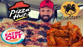 Pizza Hut Beef Brisket Pizza (Vomit Warning!) & Wing Street Burning Hot Buffalo Wings