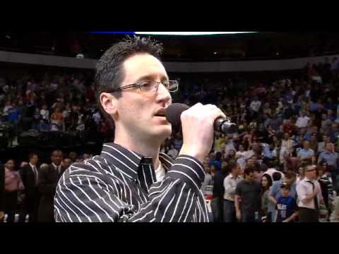 Joel T. Rutherford National Anthem for Dallas Mavericks - April 2010