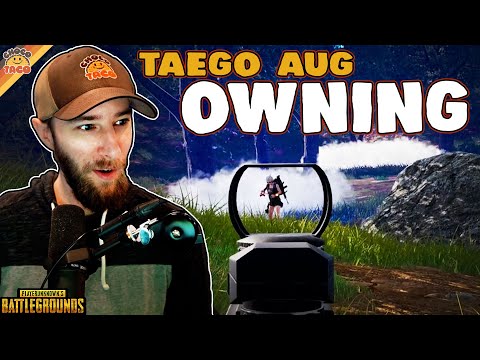 AUG Owning on Taego ft. Reid, Quest, & HollywoodBob - chocoTaco PUBG Squads Gameplay
