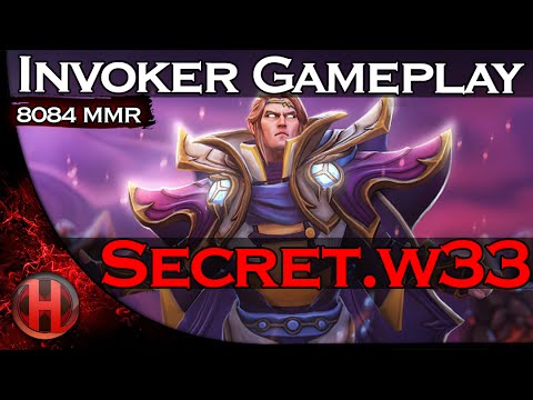 w33 Invoker Dota 2
