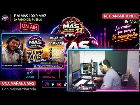 F.M MAS 100.9 Mhz. En Vivo