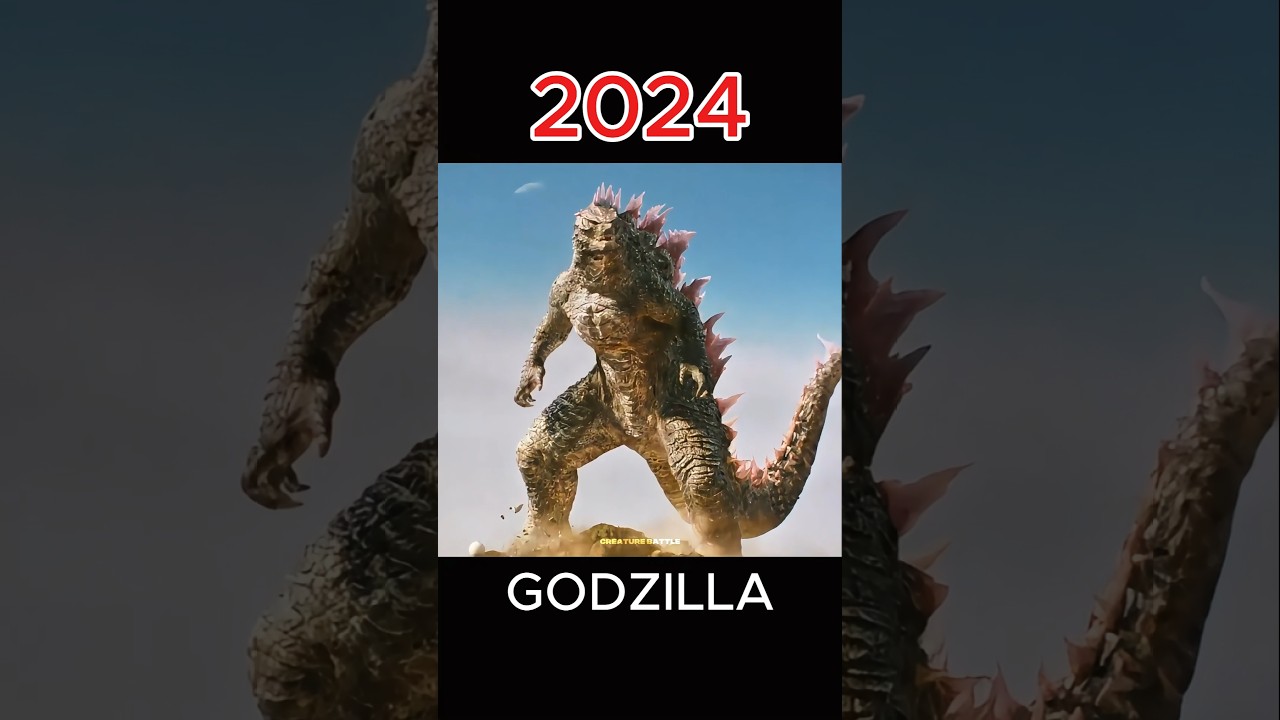 Evolution of Godzilla (1954 - 2024)
