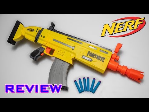 Автоматический бластер Nerf Fortnite AR-L Elite штурмовая винтовка SCAR из Battle Royale Фортнайт - фото 1 - id-p3142478498