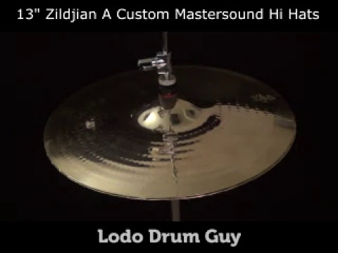 SOLD OUT 13" Zildjian A Custom MASTERSOUND Hi Hats