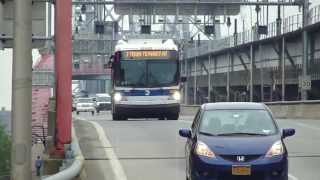 preview picture of video 'MTA NYCT Bus: 2011 New Flyer XD40 Xcelsior J Shuttle Bus #4883 at Broadway-Williamsburg Bridge'