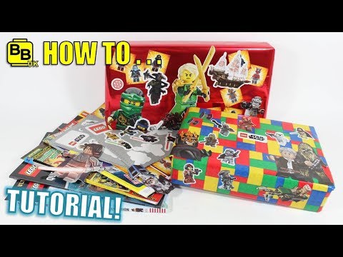 HOW TO MAKE LEGO XMAS WRAPPING PAPER YOURSELF!!! Video