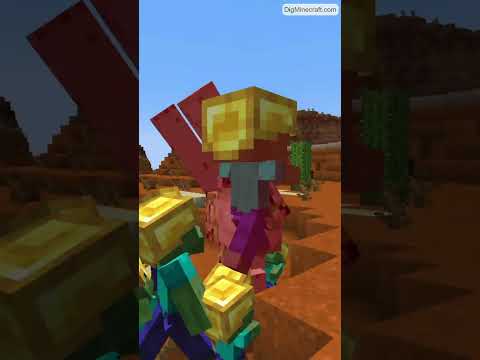Zombie Raid in Minecraft #shorts