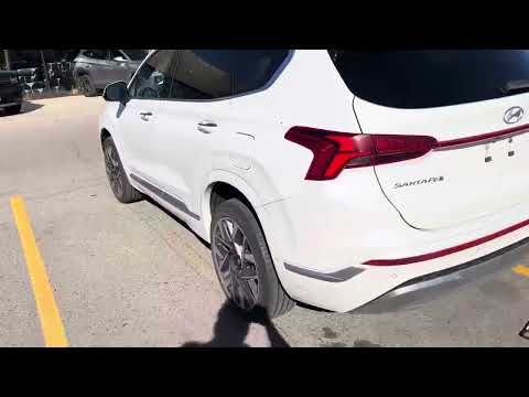 2022 Hyundai Santa Fe Ultimate Calligraphy AWD in White for sale at Finch Hyundai in London, ON