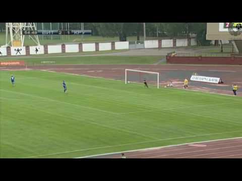Голкипер "Крумкачей" Костюкевич Е. забил гол "Витебску" ударом от своих ворот 29/07/2017