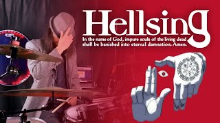 Hellsing opening &quot;World without Logos&quot; by Yasushi Ishii (drum cover by Adrian Myst) ヘルシング