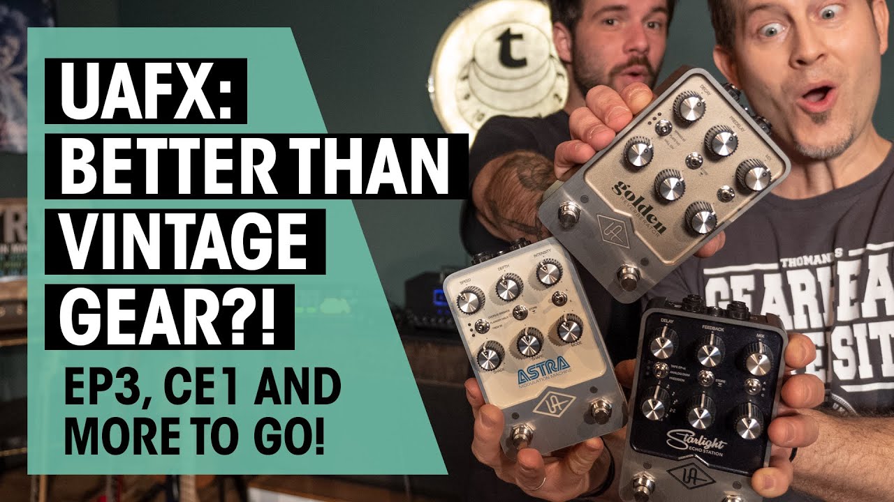 UAFX Guitar Pedals | Golden, Starlight, Astra | Thomann - YouTube