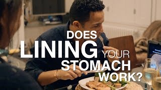 Booze myth or fact: Lining your stomach before drinking - The Truth About Alcohol: Preview - BBC One