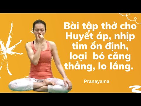Bài tập thở ổn định nhịp tim và huyết áp, giảm lo âu căng thẳng ☘️ Nirmala Pham Yoga #116