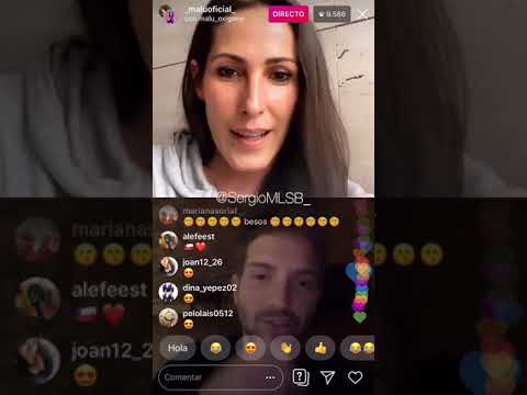 Malú y Pablo Alborán directo Instagram