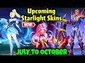 Upcoming Starlight Skins For The Next Few Months