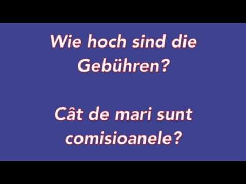 Învatā limba Germanā. Lectia. 60. La bancā.