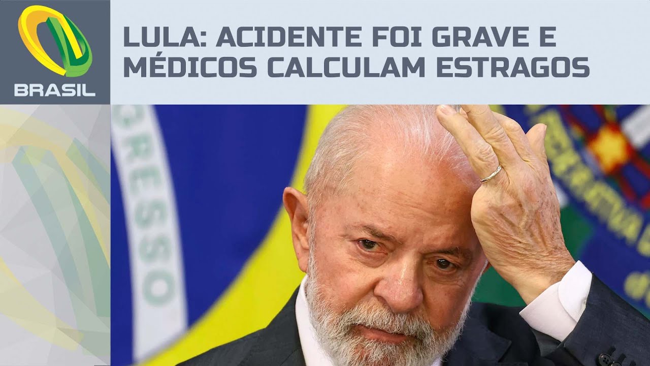 Lula diz que acidente foi grave e que médicos ainda calculam estragos da queda no banheiro