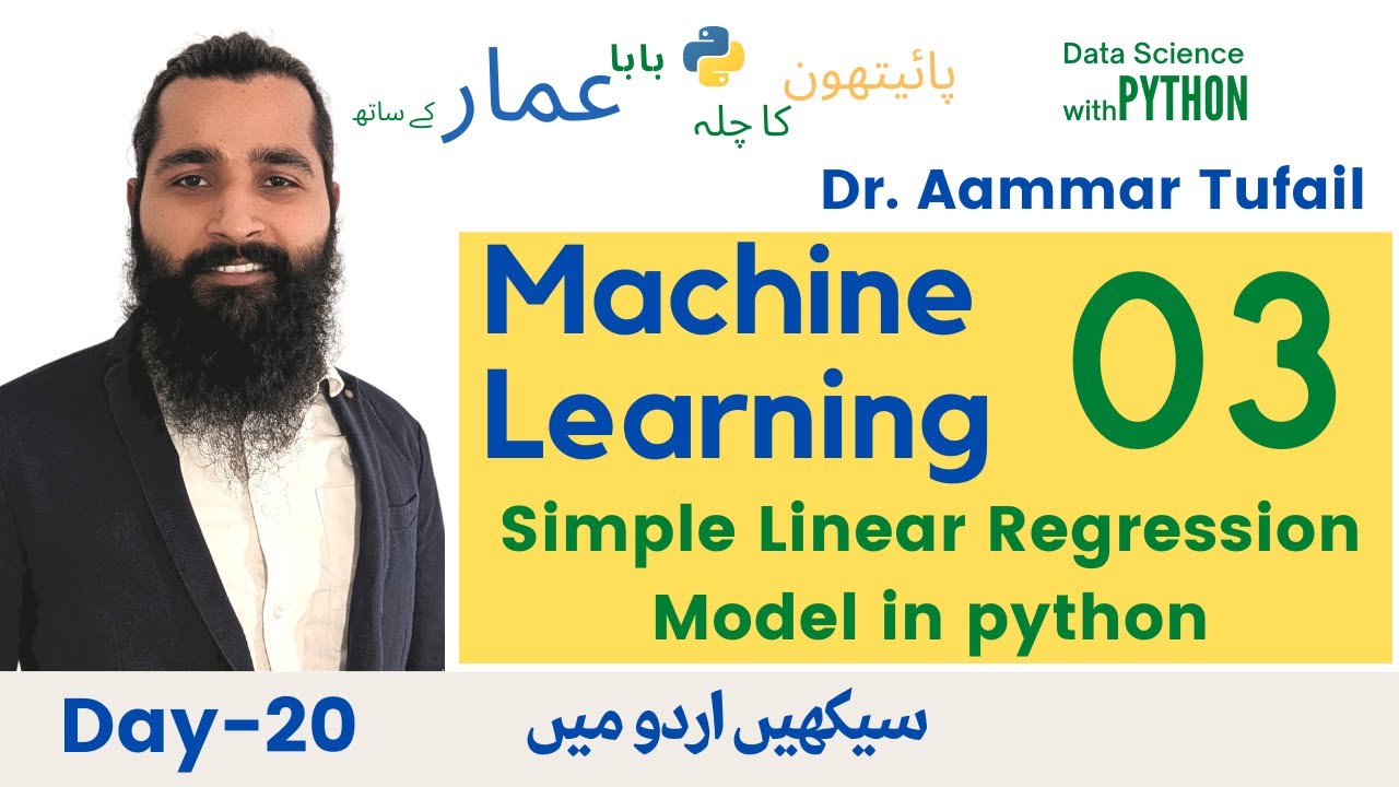 41- Simple Linear Regression for Machine Learning in Python-(Day-20)