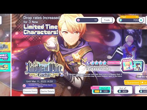 HAPPY MIKU DAY!!!!!!!!!!!!!!!!!!!!!!!!Project Sekai - Knight Of White Gacha (3,000 Crystals)