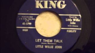 Little Willie John - Let Them Talk - Beautiful R&amp;B Ballad