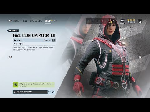 Faze Clan Operator Kit - Rainbow Six Siege