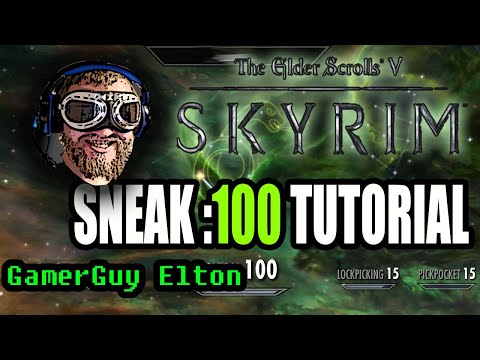 Skyrim:Sneak Level 100 tutorial